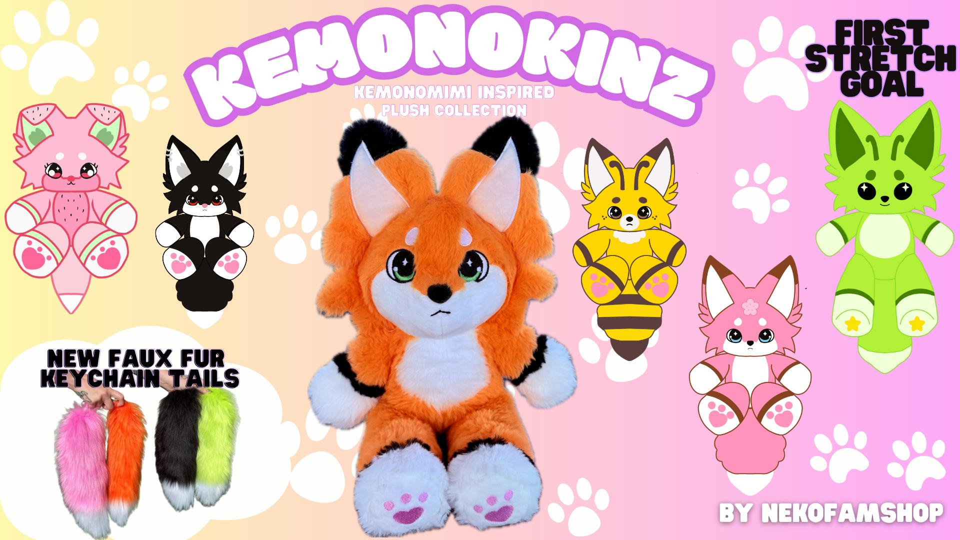Kemonokinz Fox Plushie - BackerKit
