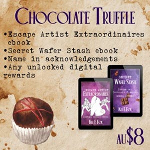 Chocolate Truffle level graphic depicting items as described below for AU$8