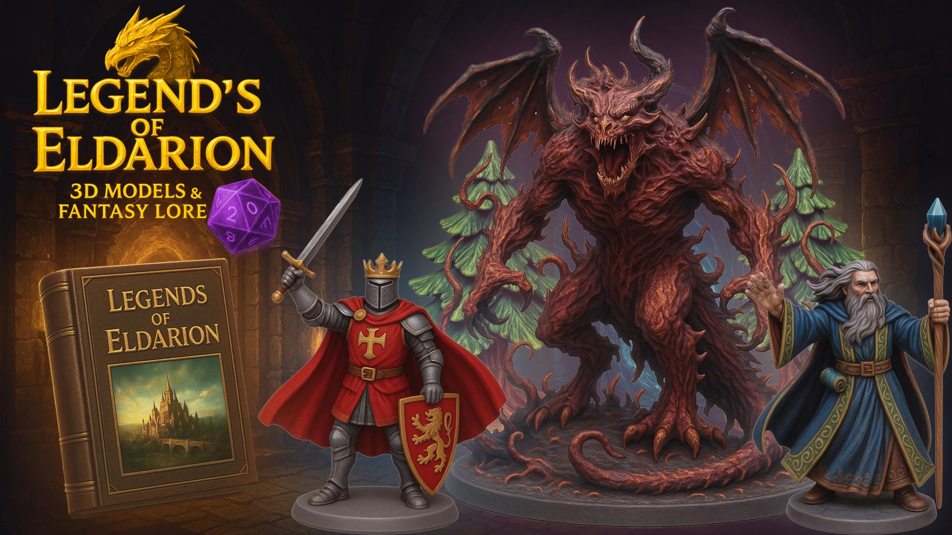 Legends of Eldarion - 3D Models & Fantasy Lore