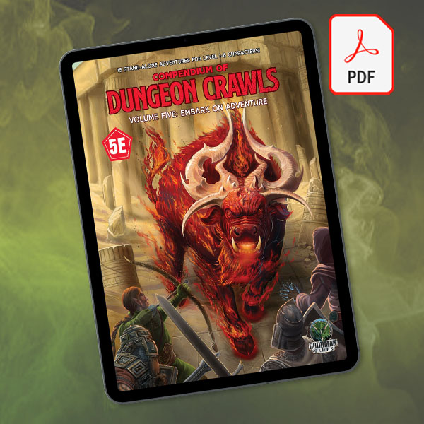 D&D 5E: Compendium of Dungeon Crawls Volume 5: A Collection of Quests PDF