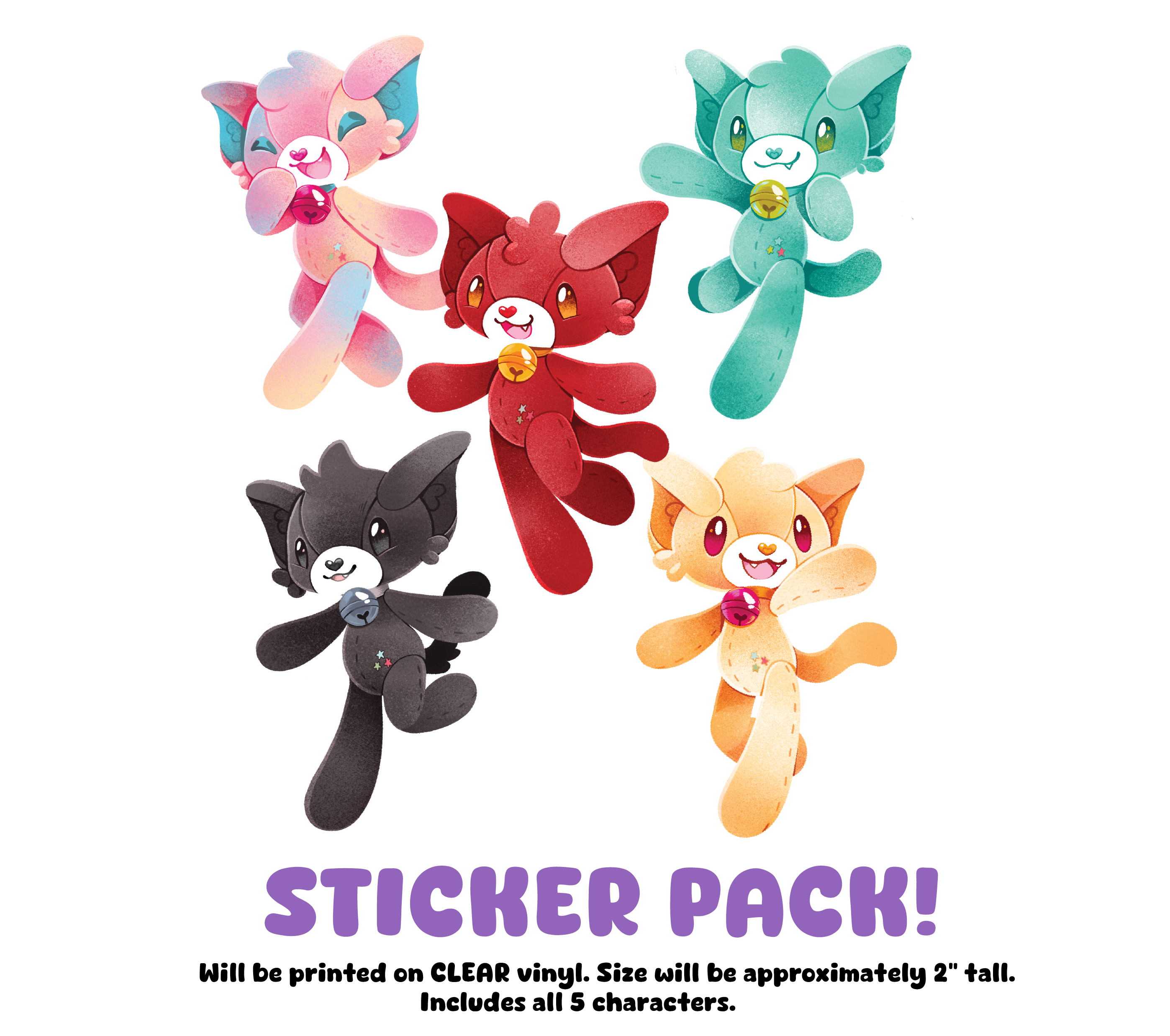 Character Sticker Pack Set!