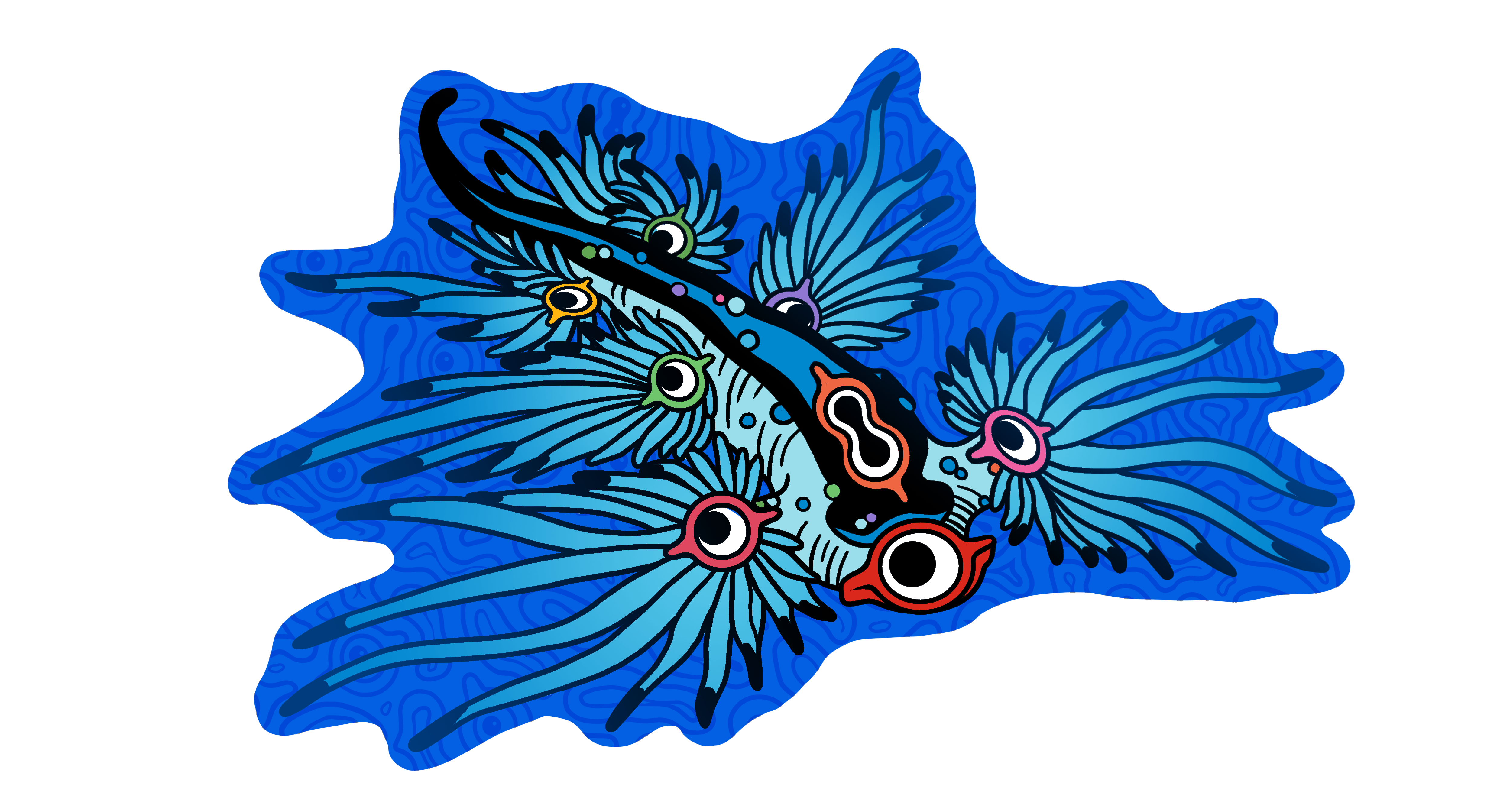 Blue Glaucus Sticker