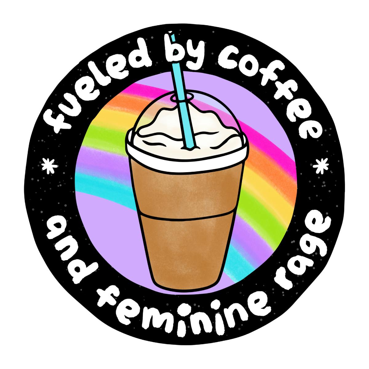Fueled by Coffee Sticker