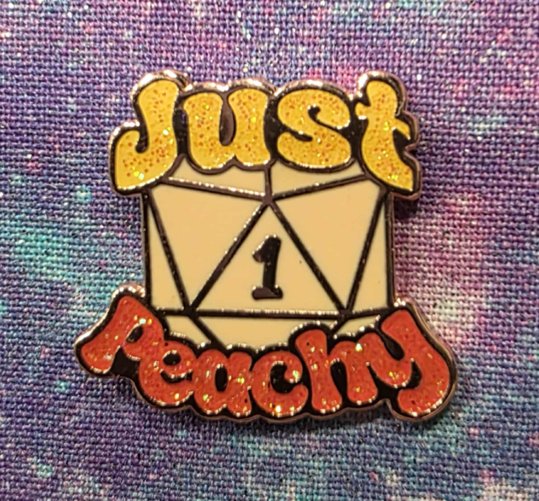 Just Peachy Nat 1 Enamel Pin