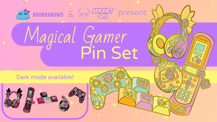 Magical Gamer Pin Set - BackerKit