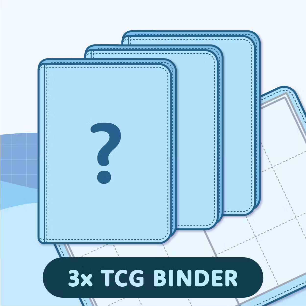Three 9-Pocket Binders