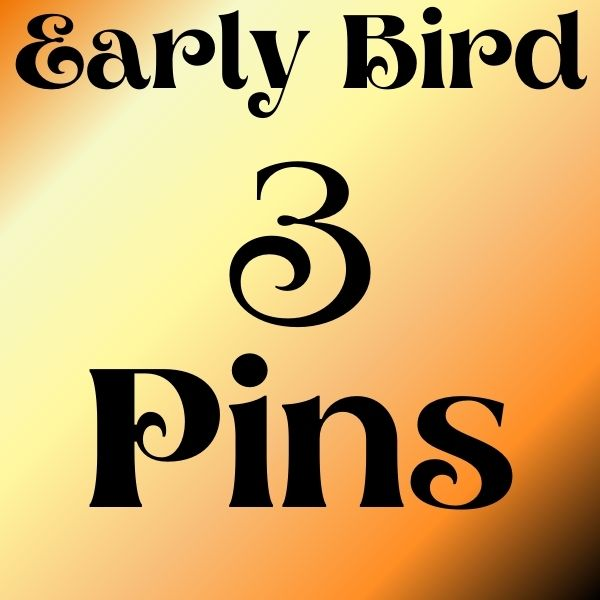 Early Bird - 3 Smut Lovers Pin