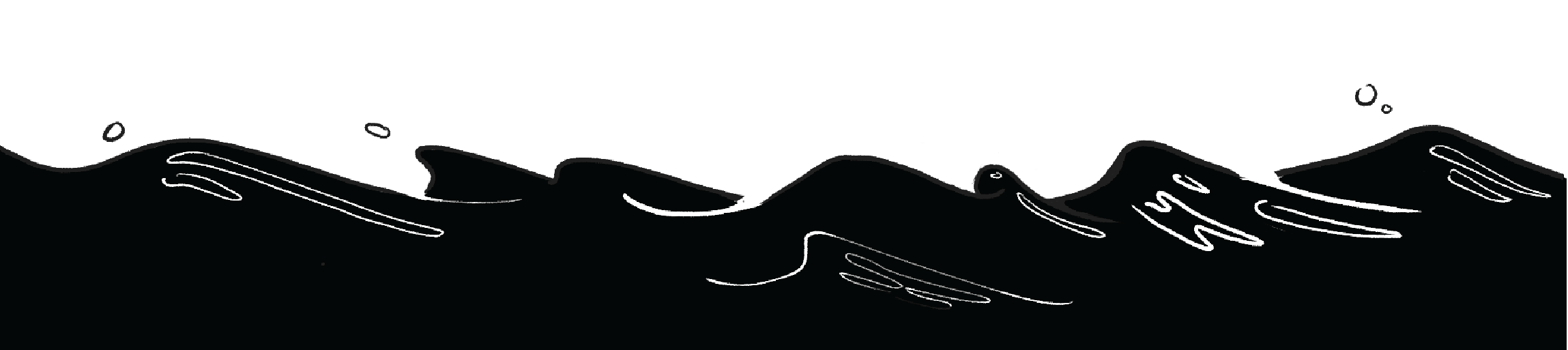 image of an inky wave