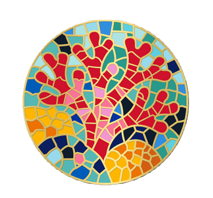 Pearl (coral body) + Transparent (water) on the Coral