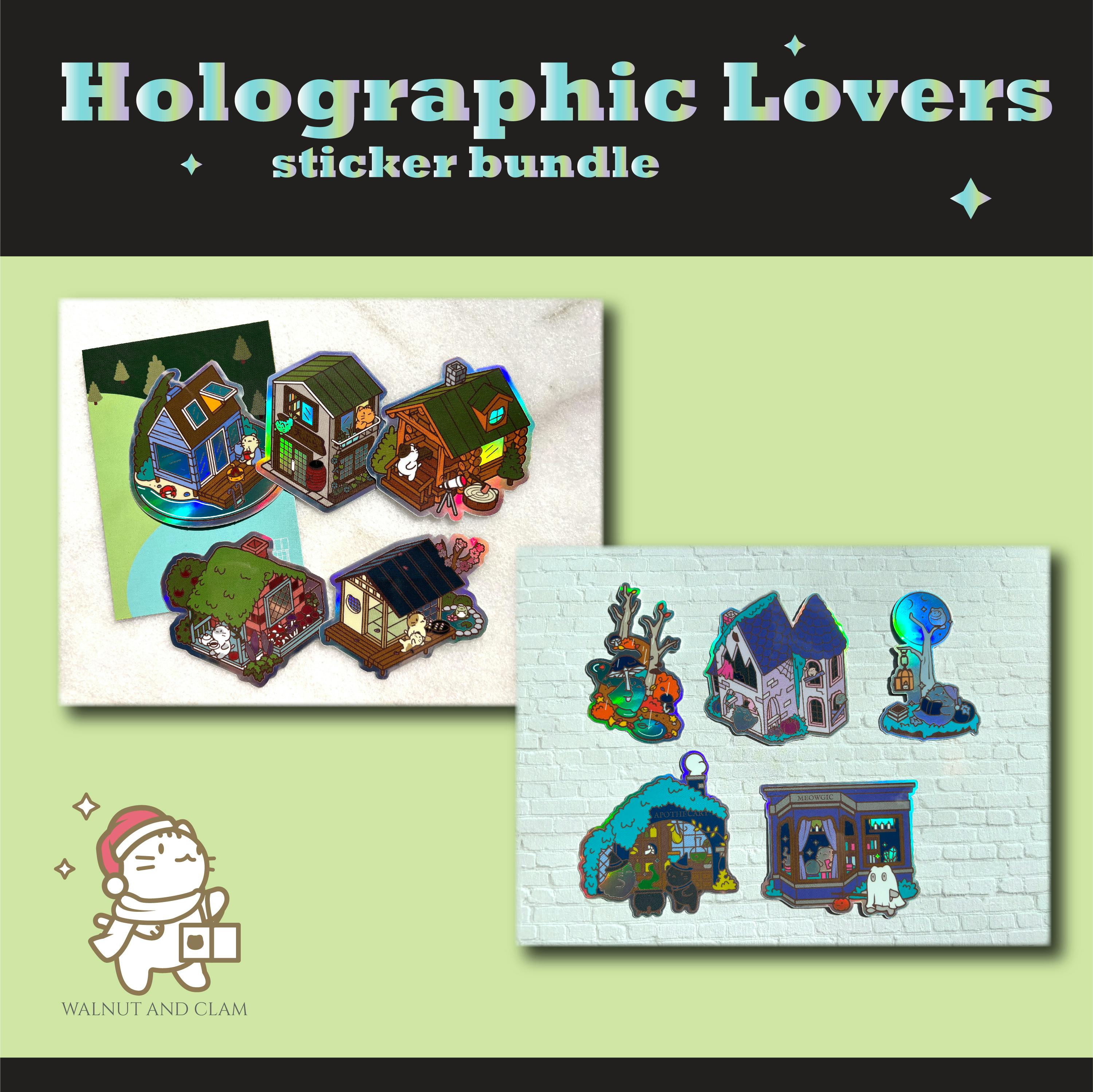 Holographic Lovers Sticker Bundle