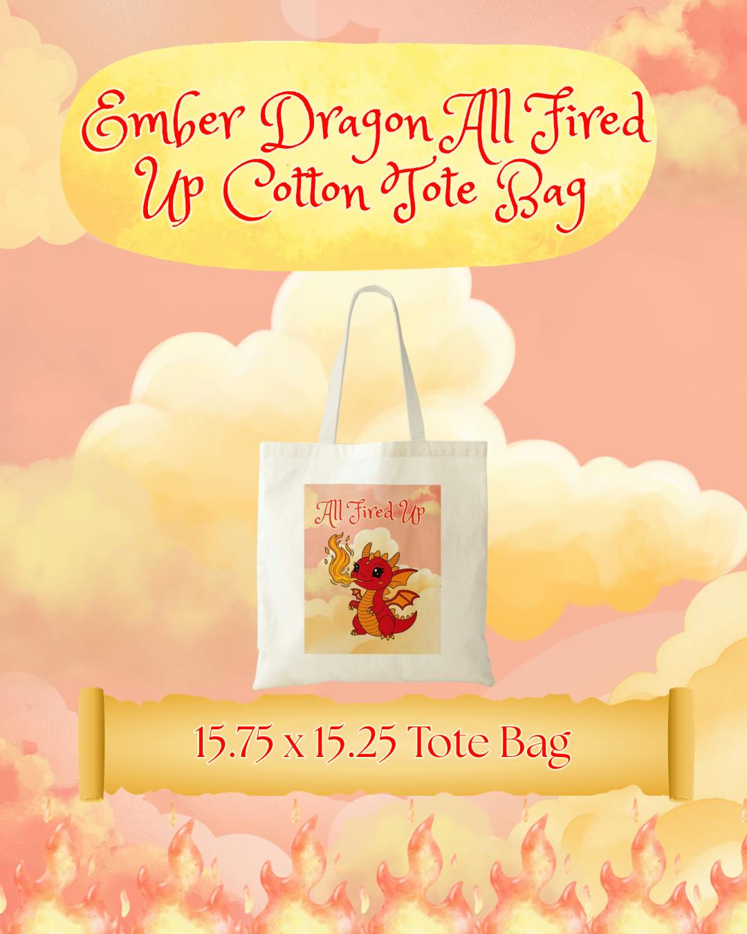 ✨Ember Dragon Tote Bag✨