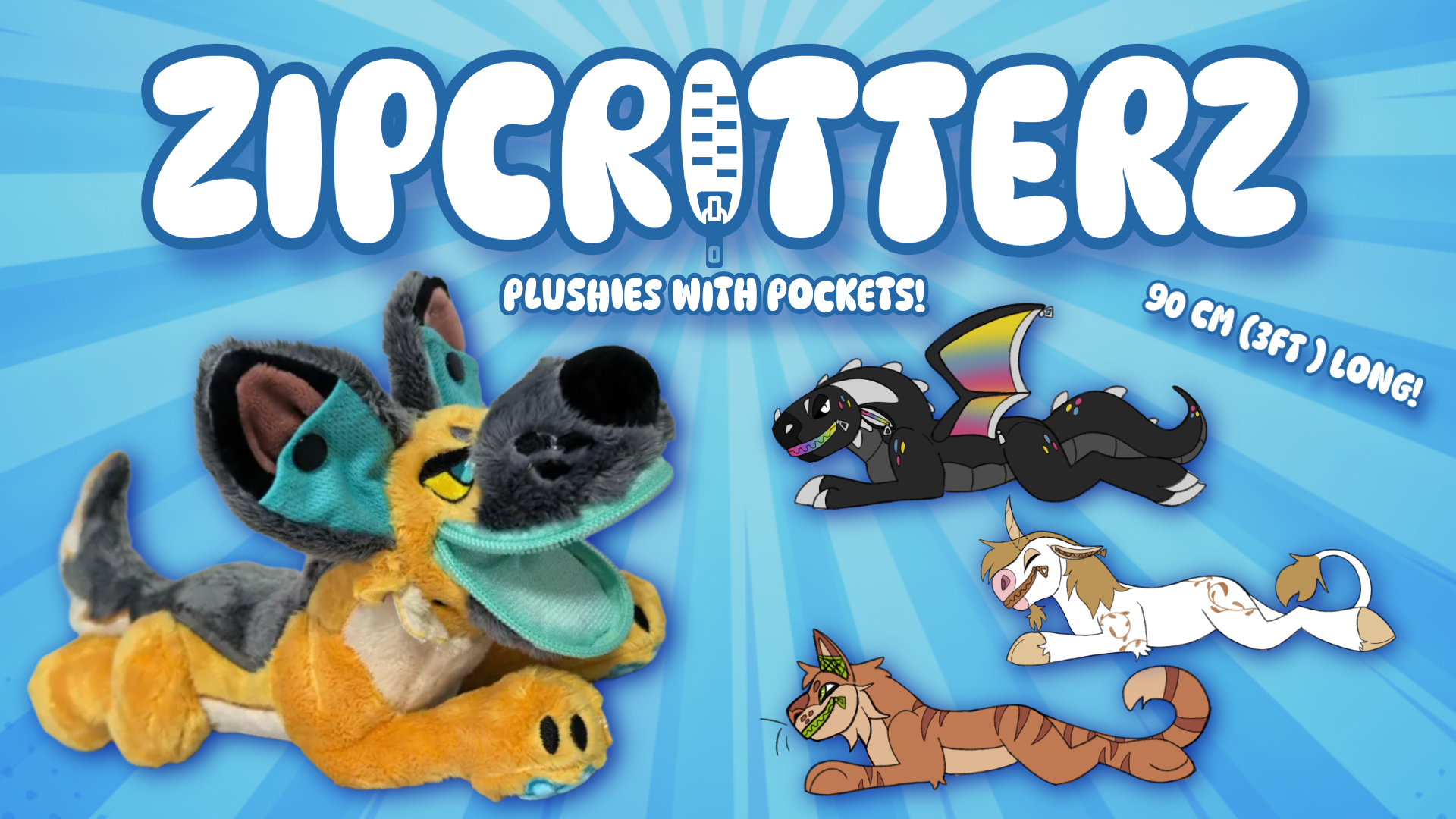 ZipCritterz | Sheppy & Pack