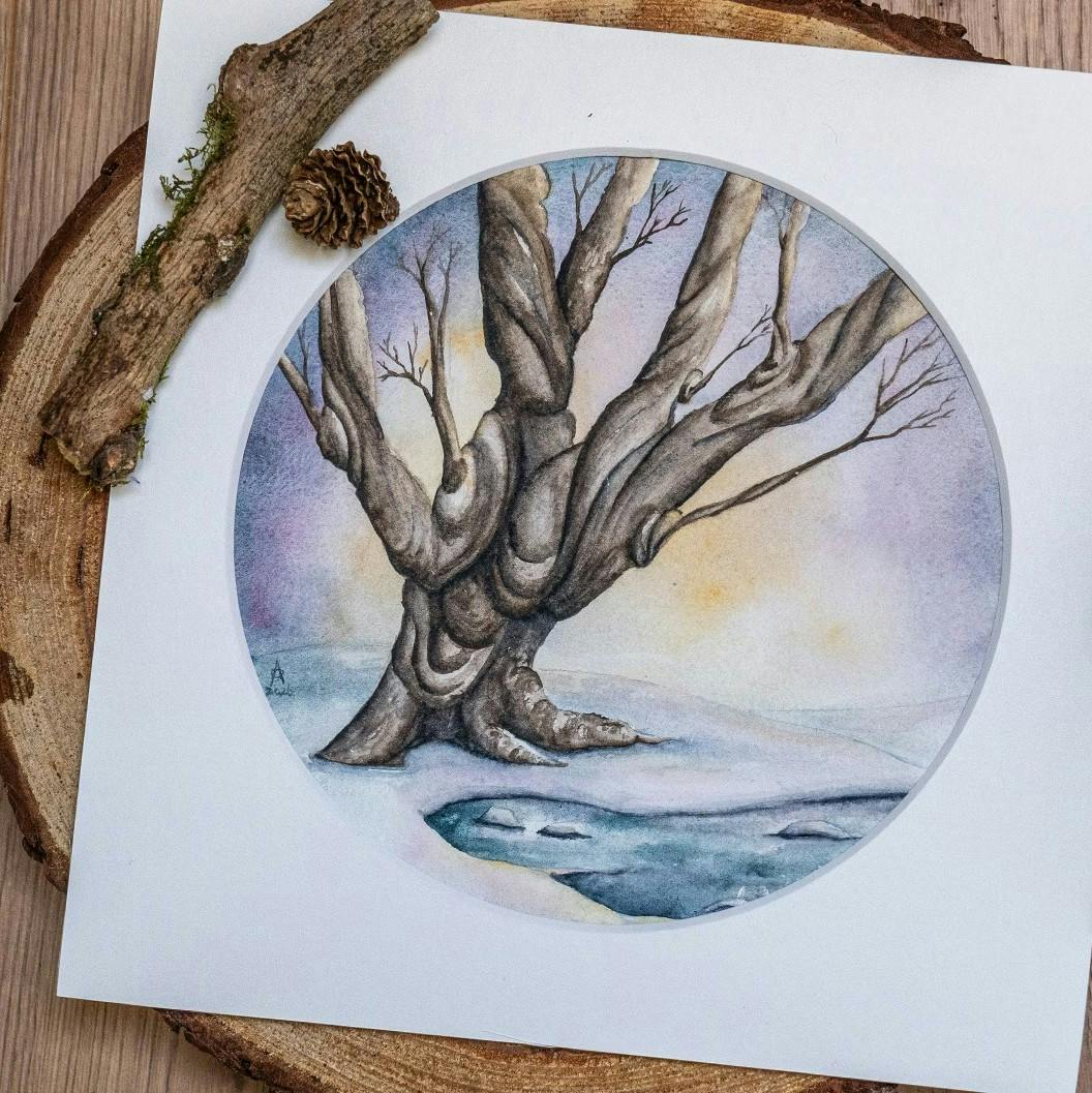 “Winter” - Original Art & Unlocked Seasonal Pins