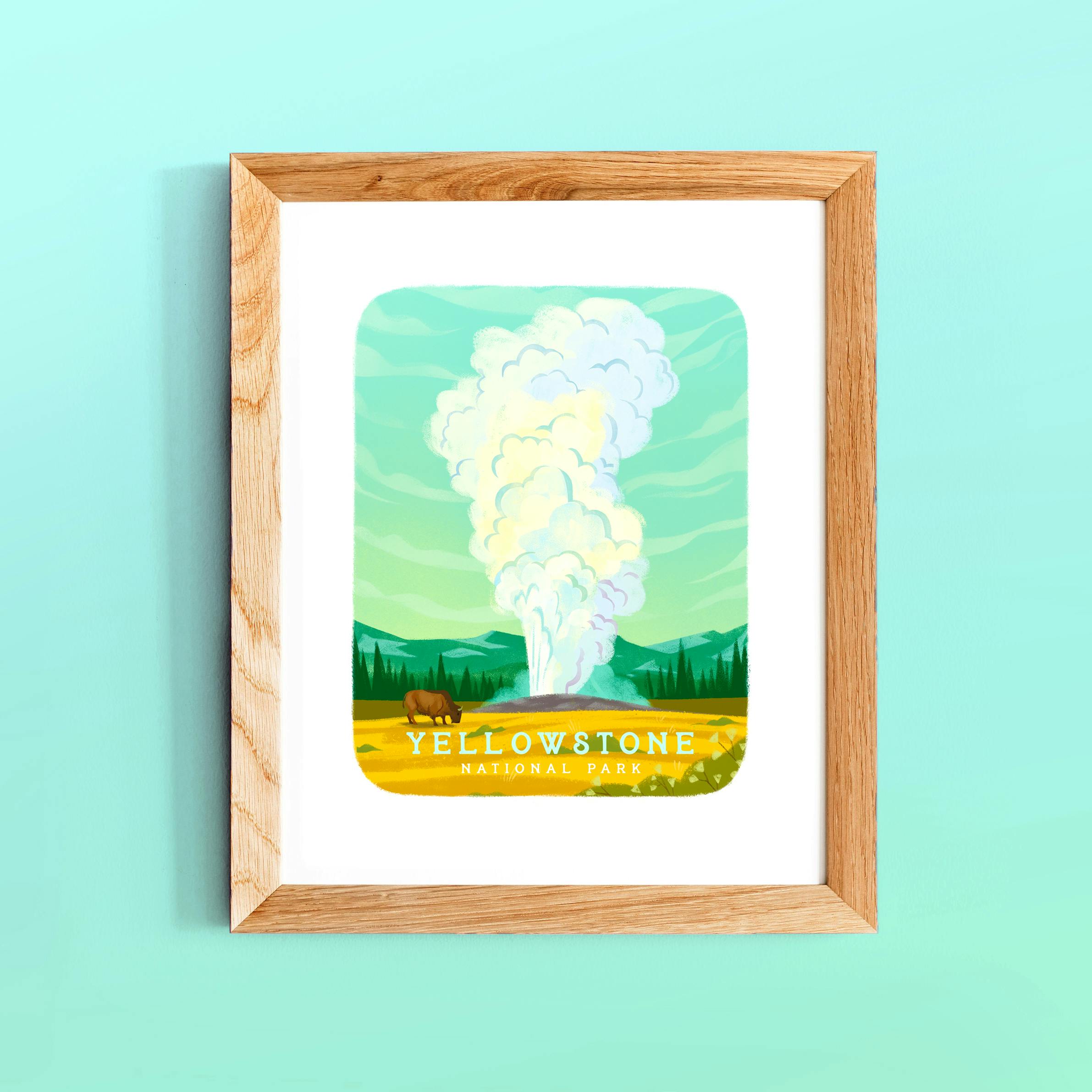 Yellowstone Art Print