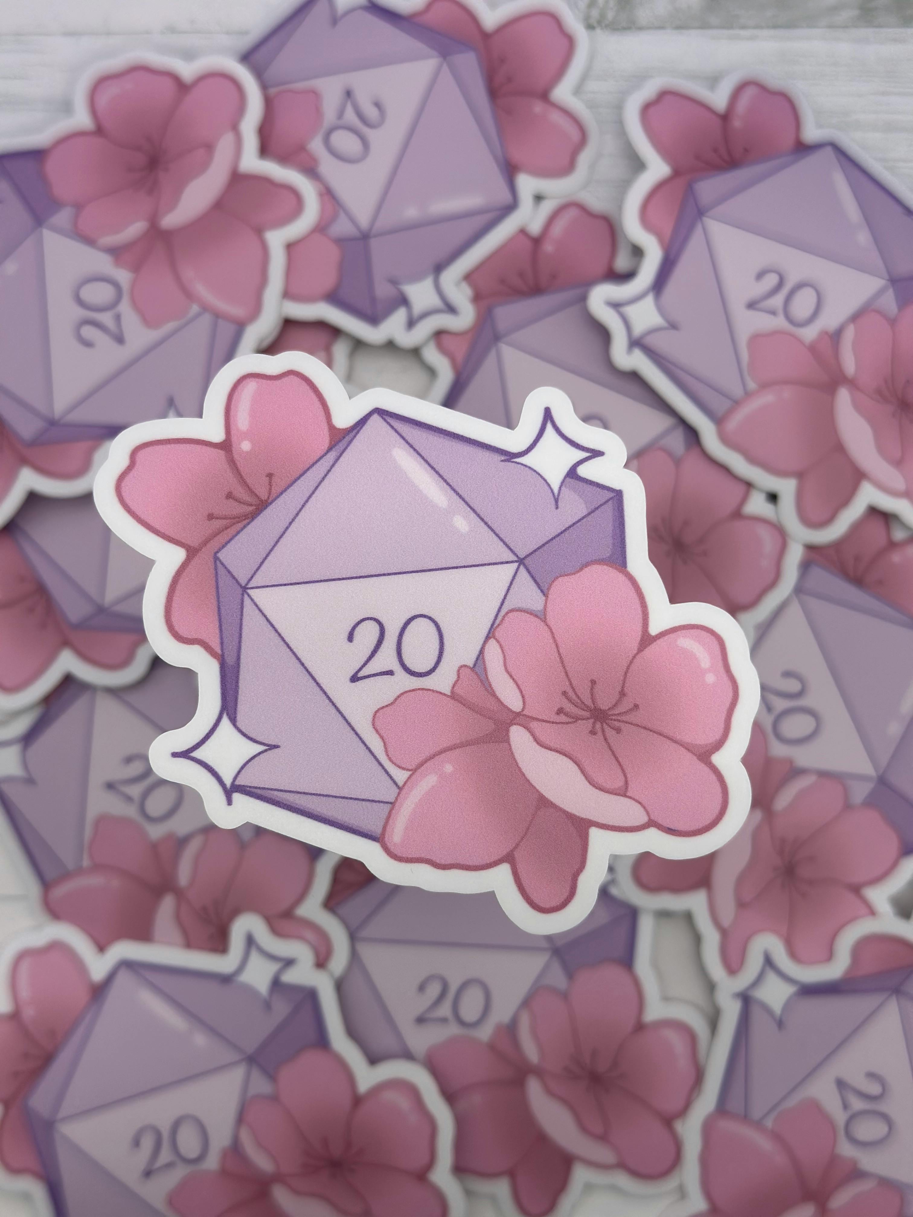 D20 Sakura Sticker