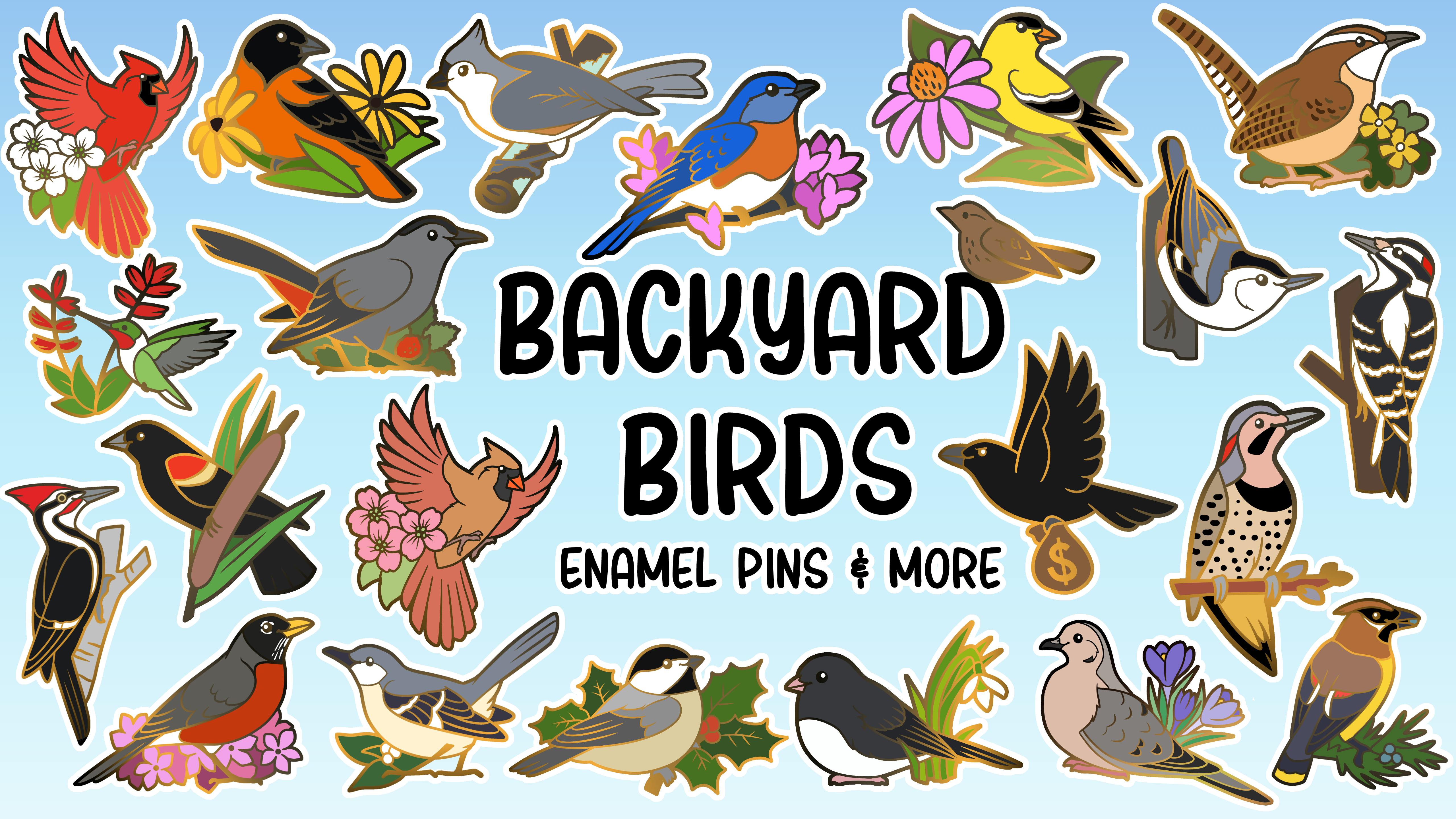 Backyard Birds: Pins & More! Project Update: Collab Shipping is ...