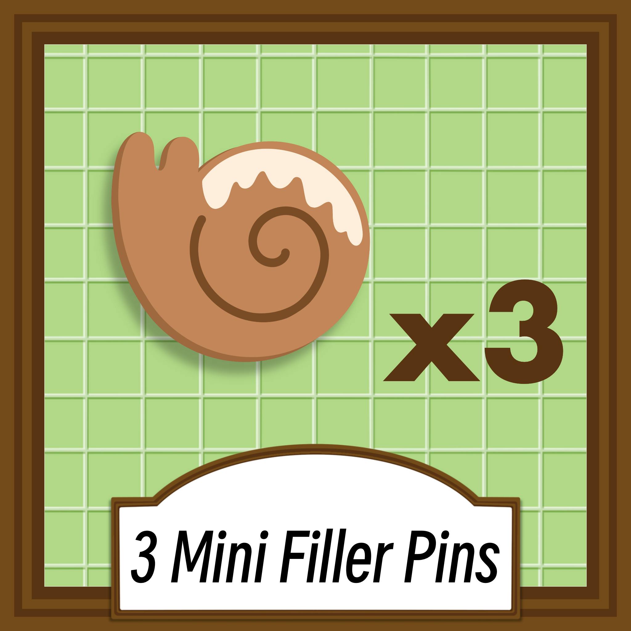 3 Pack Mini Pins