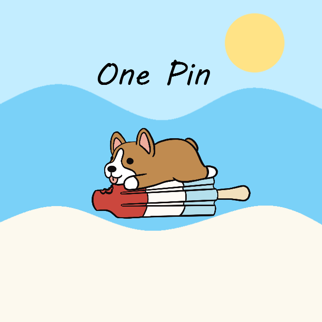 one pin
