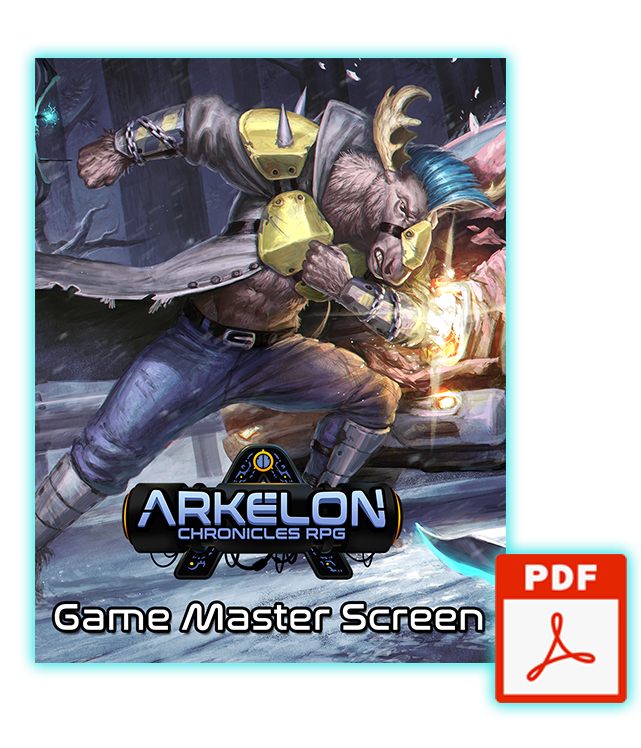 Arkelon Chronicles Game Master Screen - Digital