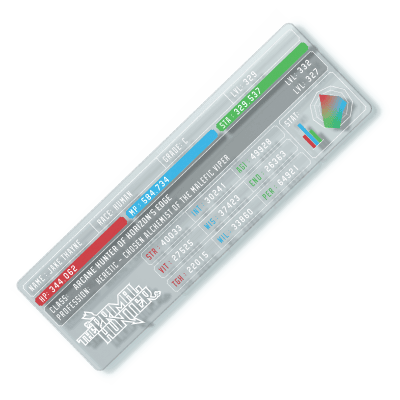 Stat Block - Acrylic Bookmark