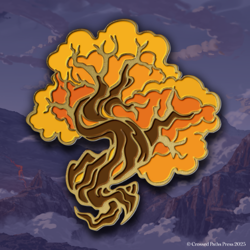 Orange Leaves With Gold