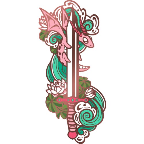 Lotus Flower Sword