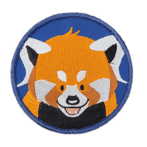 Embroidered patch Panda