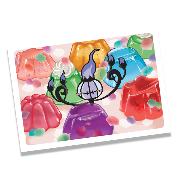 Jelly chandelier mini print