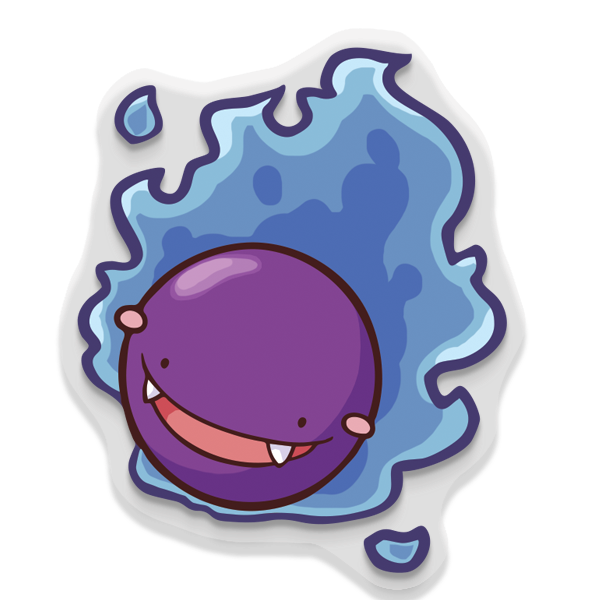 Ghost blob sticker