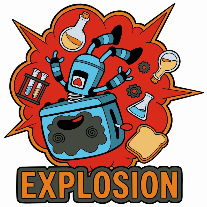 Explosion Enamel Pin#4