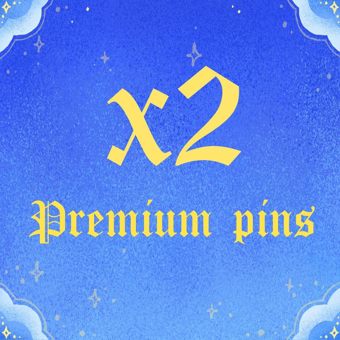 x2 Premium Enamel Pins