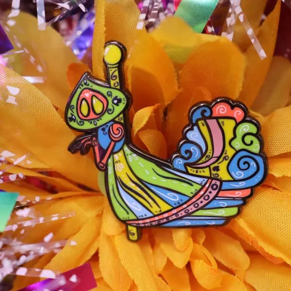 Queer pride flag flatwoods monster