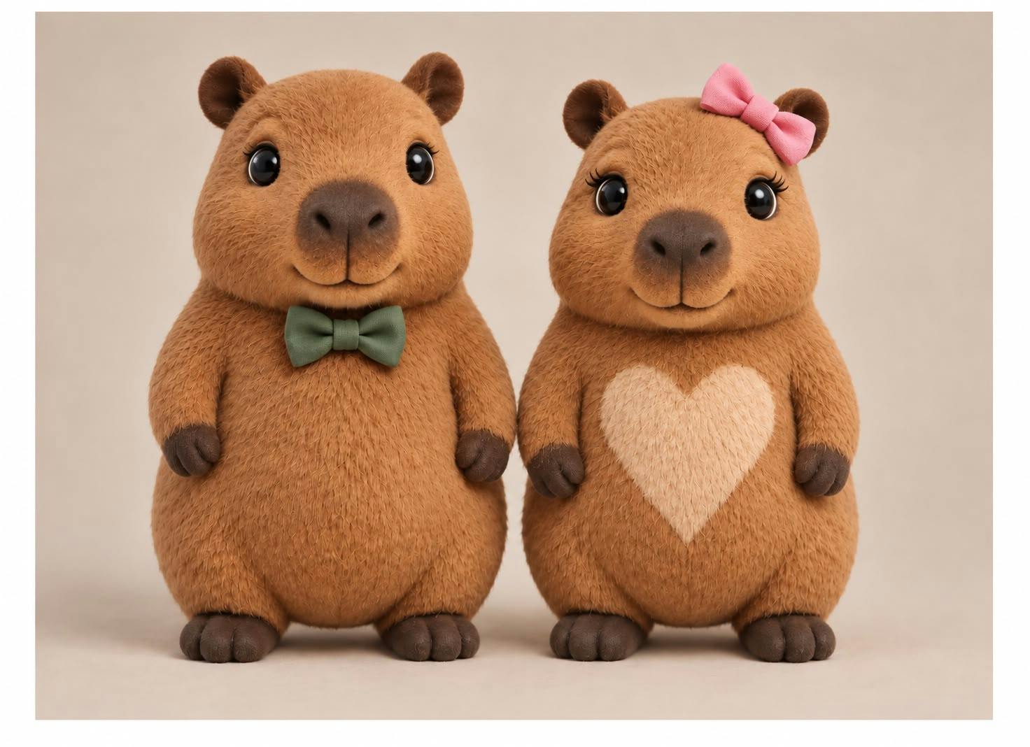 Capi & Bara, Become real life plushies!