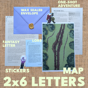 Wayward Buddies - Six Letter Pledge (For you and a friend)