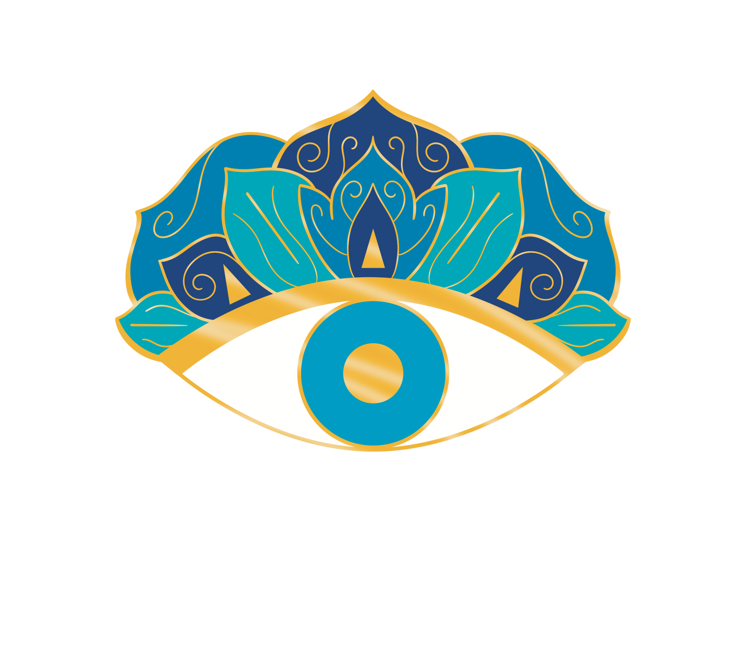 Blue All-Seeing Eye Pin 