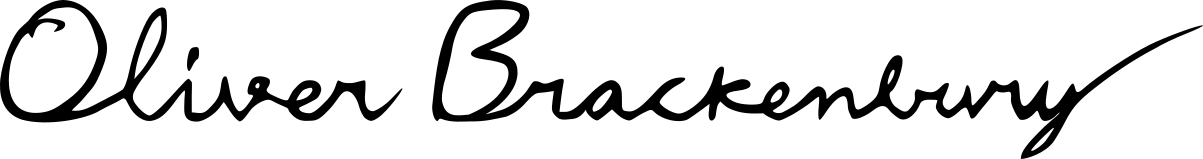 Handwritten signature of Oliver Brackenbury