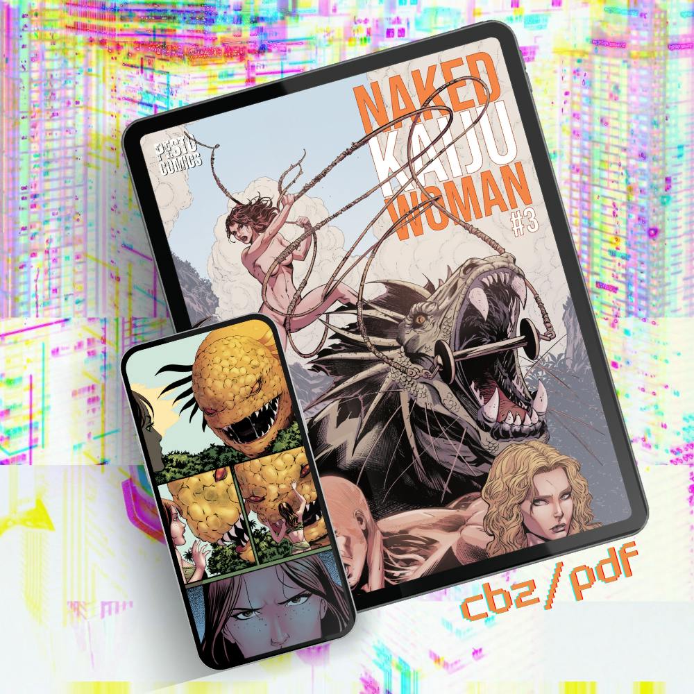 Naked Kaiju Woman #3 - Digital CBZ/PDF