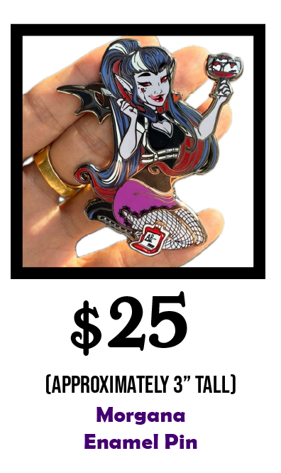Morgana Enamel Pin