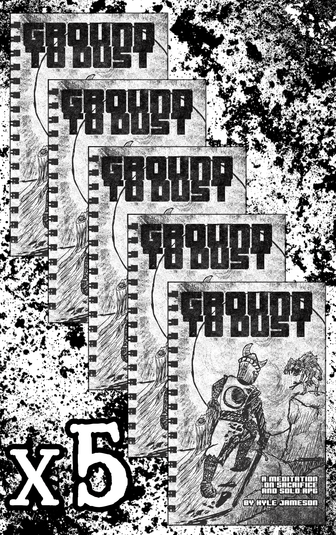 Ground to Dust zine - Retailer 5 pack