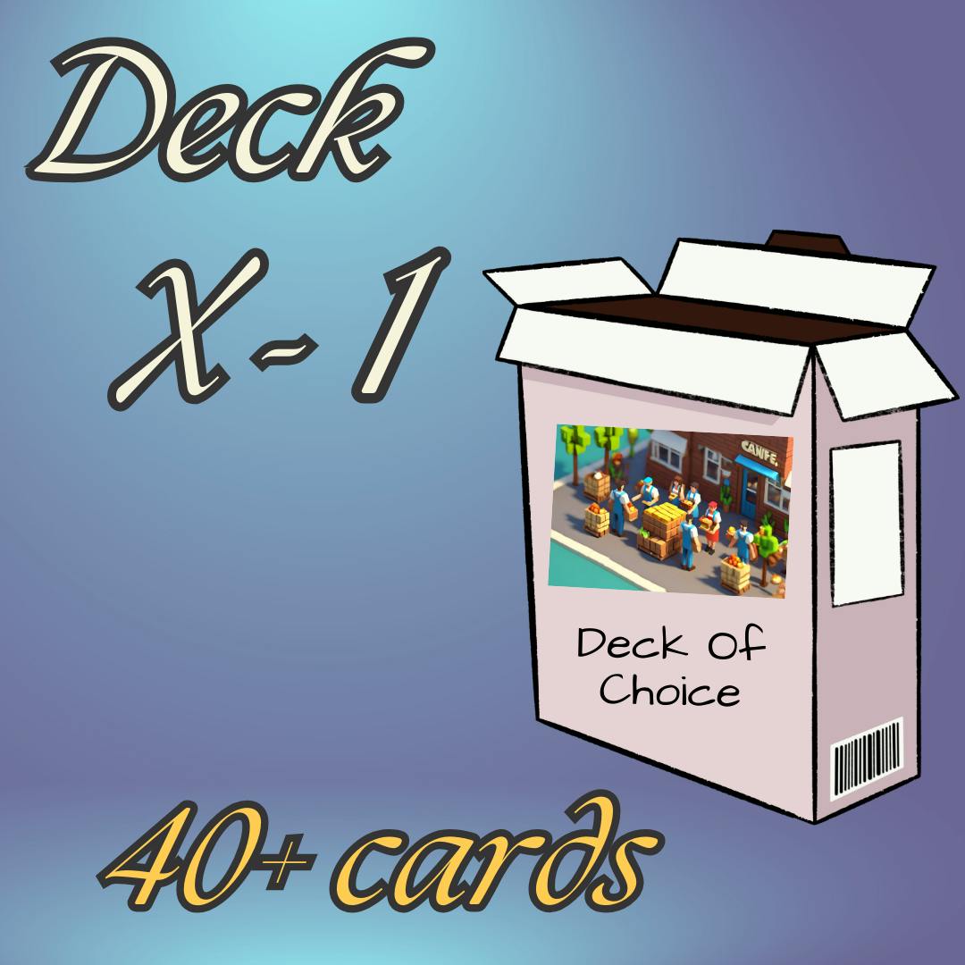 1st Edition Deck Of Your Choice!