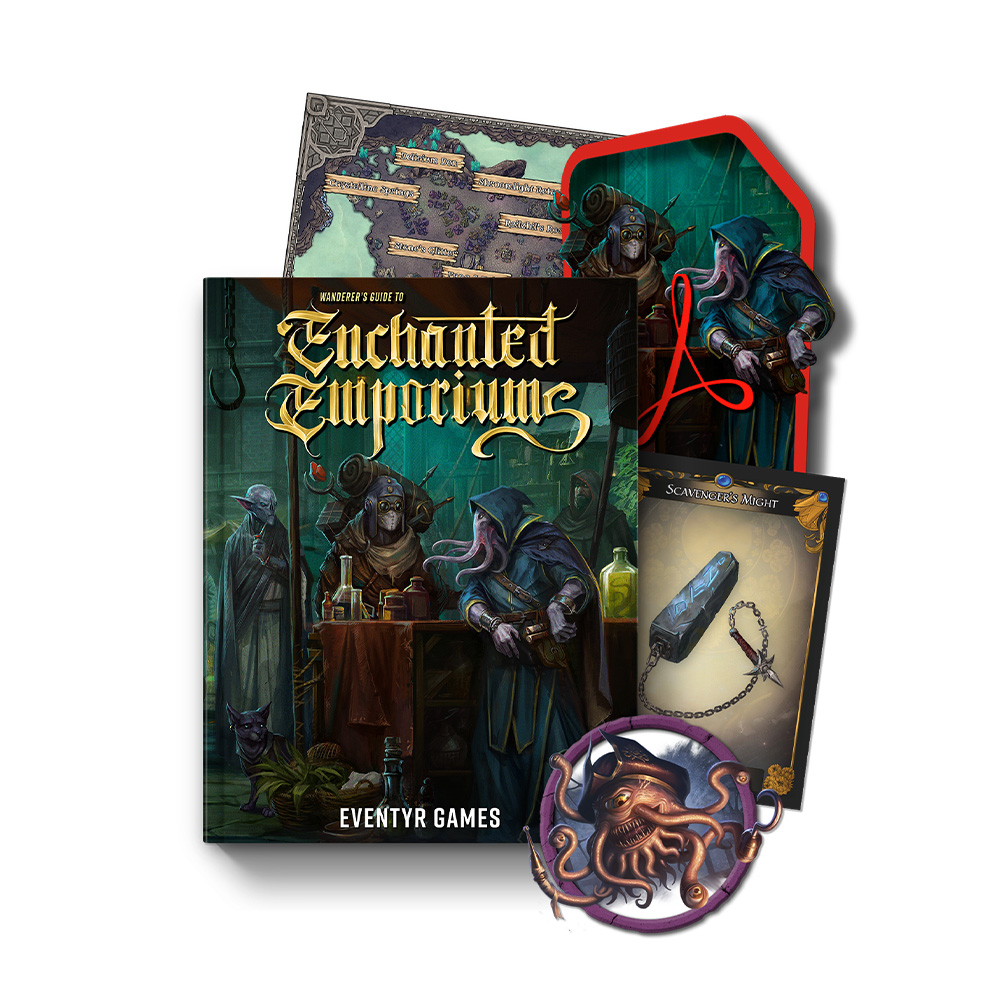 Wanderer's Guide to Enchanted Emporiums Hardcover + PDF