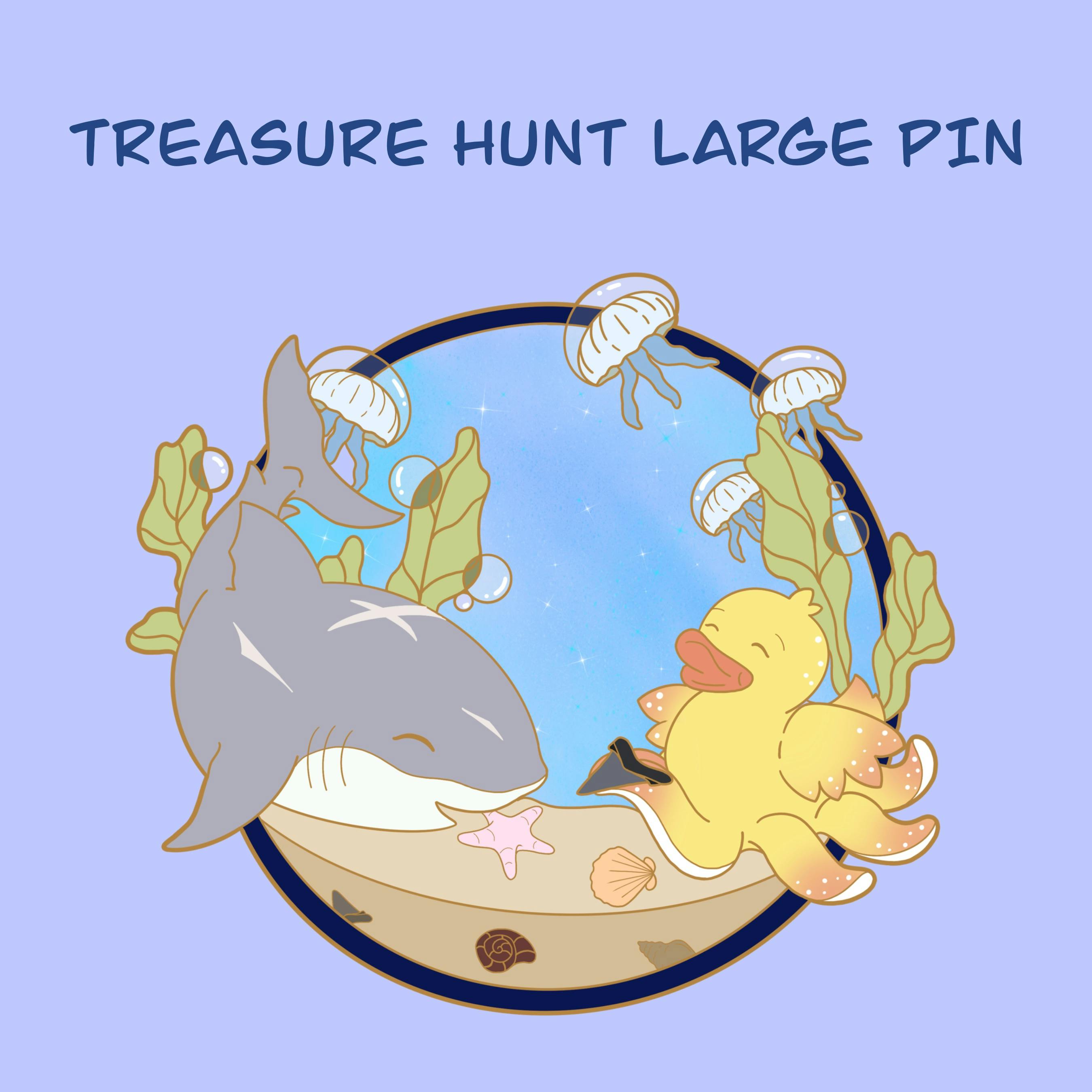 Treasure Hunt LARGE Pin