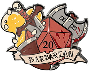Barbarian Pin