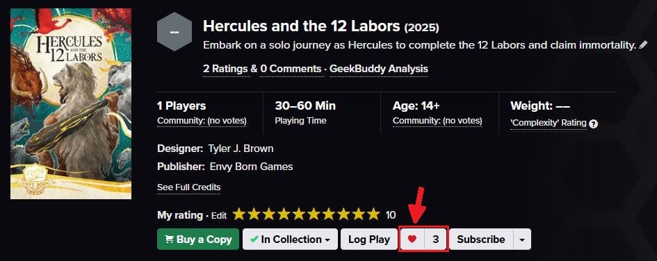 Become a fan on Board Game Geek!