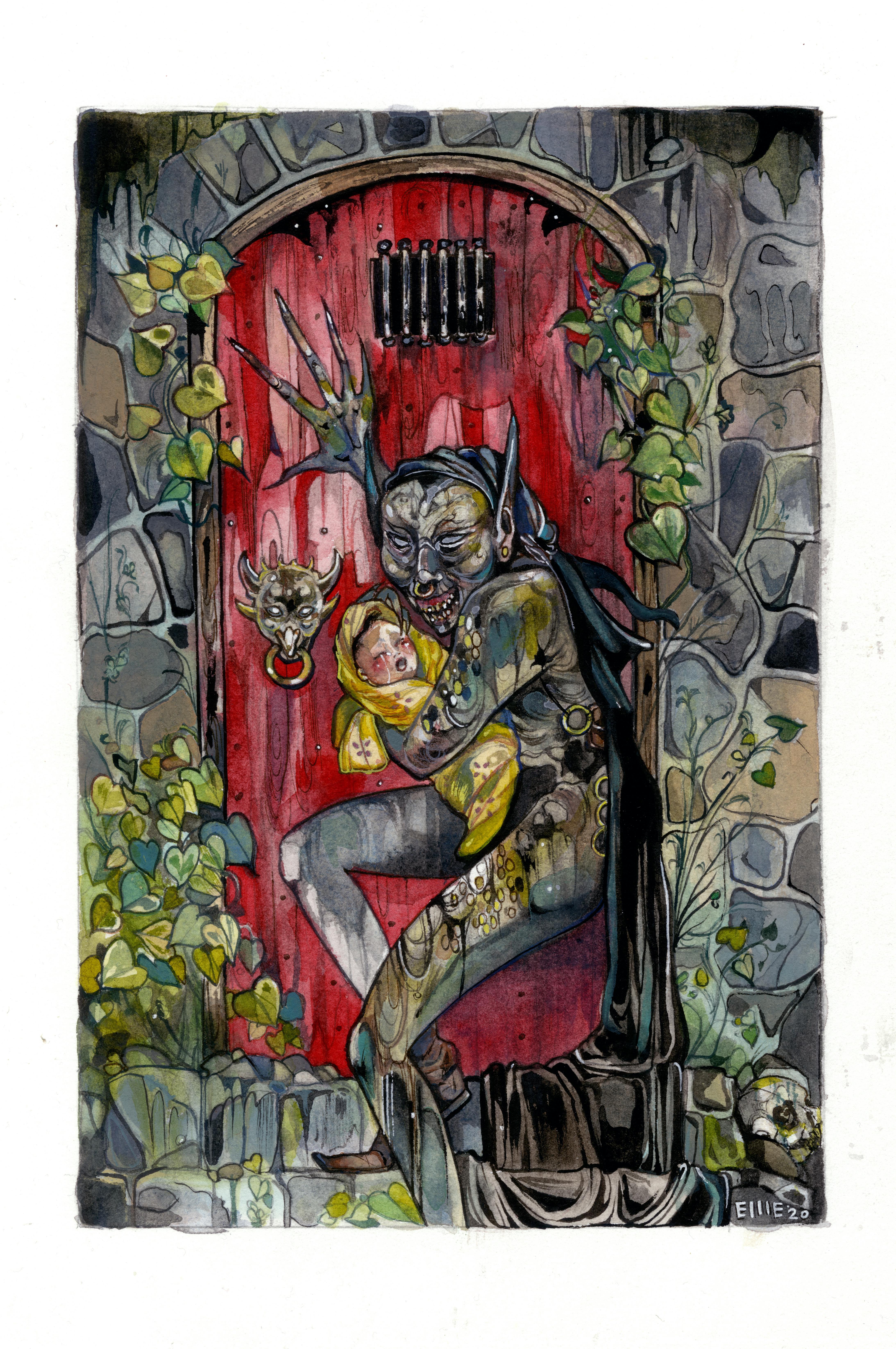 Changeling - Original Art by Ellie Livingston