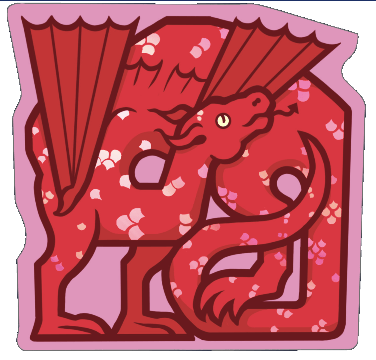 Dragon sticker
