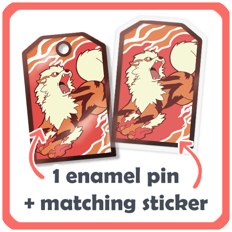 1x Omamori Enamel Pin