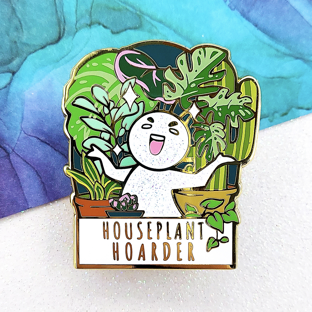"Houseplant Hoarder" Enamel Pin