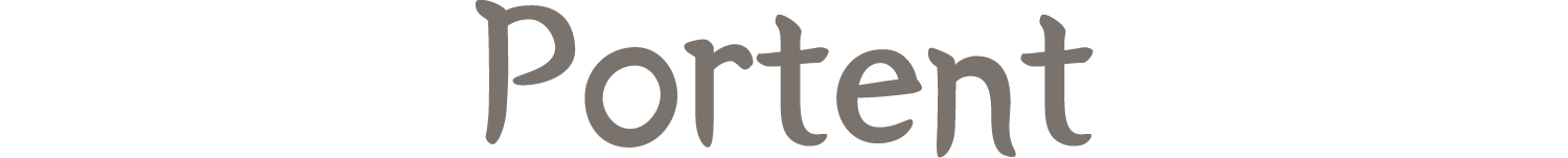 The text Portent