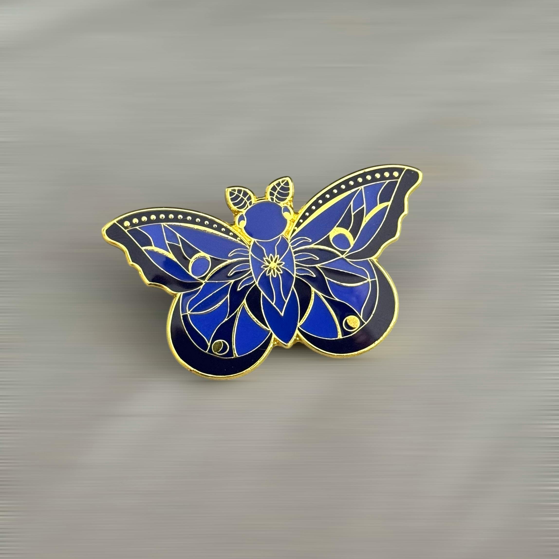 Sapphire Flutter Pin